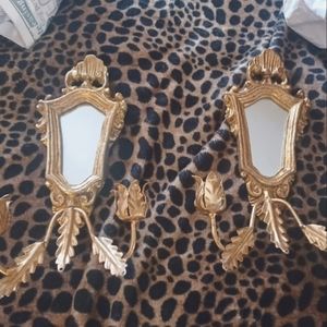 Antique Sconces Mirrored